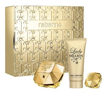 Paco Rabanne Lady Million – EDP 80 ml + telové mlieko 100 ml + EDP 5 ml