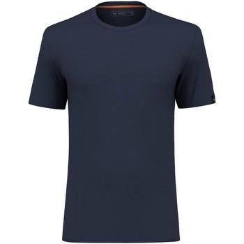 Salewa  Tričká a polokošele Puez Eagle Sketch Merino Men's T-Shirt 28340-3960  Modrá