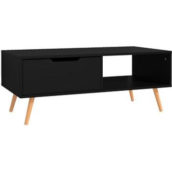 SHUMEE Konferenčný stolík čierny 100 × 49,5 × 43 cm drevotrieska, 326787