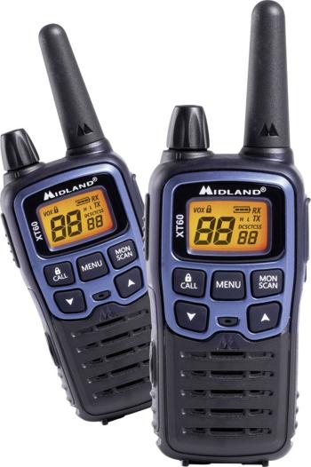 Midland XT60 C1179 PMR a LPD rádiostanice/vysielačky sada 2 ks