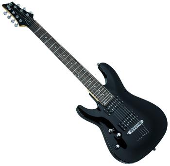 Schecter Omen-7 LH Black Elektrická gitara