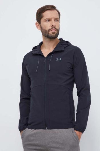 Bunda Under Armour pánska, čierna farba, prechodná, 1377171