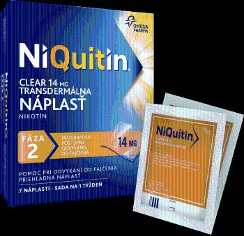Niquitin Clear Transdermálna náplasť 7 x 14 mg