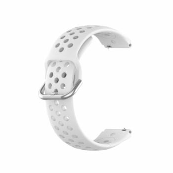 NEOGO SmartWatch Glam / Glam 2 Silicone Dots remienok, White