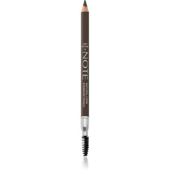 Note Cosmetique Natural Lool Eyebrow Pencil ceruzka na obočie s kefkou 05 Grey Brown 1,08 g