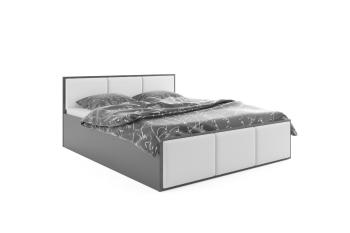 BMS Čalúnená výklopná posteľ PANAMAX 120 Farba: Grafit / biela