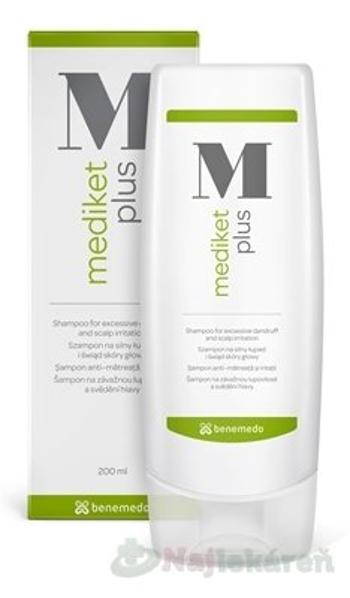 Mediket Plus Shampoo pre suché a mastné vlasy s lupinami 200 ml