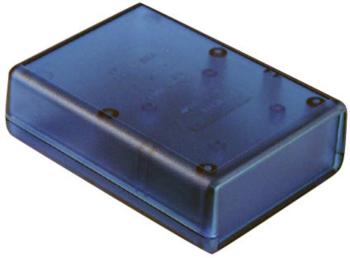 Hammond Electronics 1593STBU plastová krabička 92 x 66 x 21  ABS modrá (transparentná) 1 ks