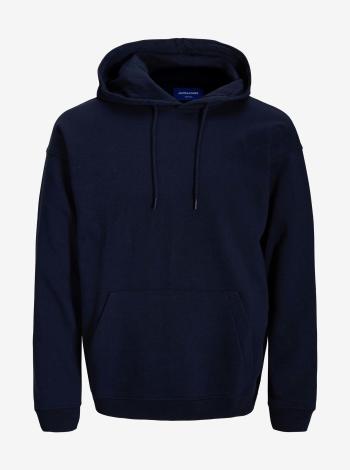 Mikiny s kapucou pre mužov Jack & Jones - tmavomodrá