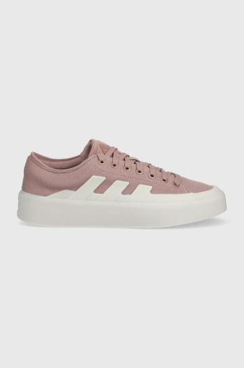 Tenisky adidas fialová farba