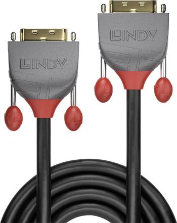 LINDY DVI prepojovací kábel #####DVI-D 24+1pol. Stecker, #####DVI-D 24+1pol. Stecker 1.00 m čierna 36221  #####DVI-Kabel