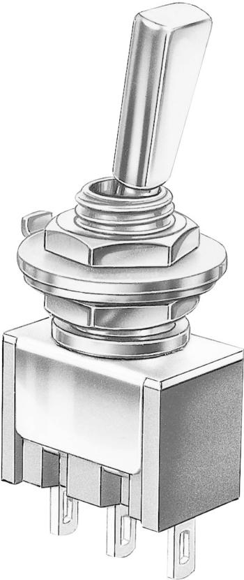 Marquardt 9040.2101 pákový spínač 30 V/DC 4 A 1 zap/zap  s aretáciou 1 ks
