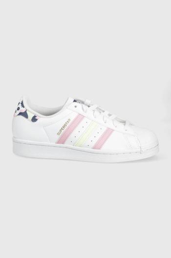 Detské topánky adidas Originals Superstar GY3330 biela farba
