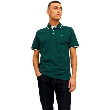 Jack & Jones  Polokošele s krátkym rukávom POLO CALSICO HOMBRE VERDE JACK JONES 12136668  Zelená