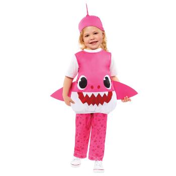 Amscan Detský kostým pre najmenších - Baby Shark ružový Veľkosť - deti: XS