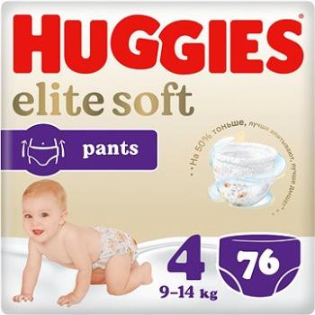 HUGGIES Elite Soft Pants vveľkosť 4 (76 ks) (BABY19337s2)