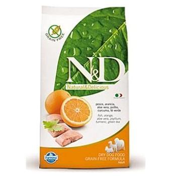N&D grain free dog adult fish & orange 2,5 kg (8010276036483)