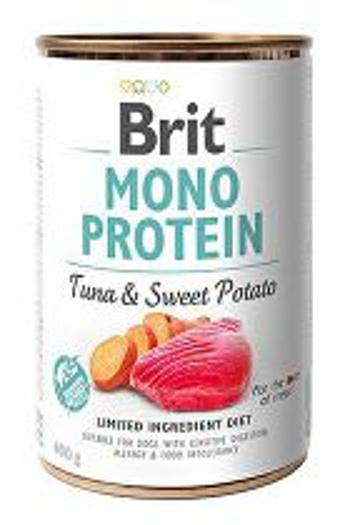 Brit Dog cons Mono Protein Tuna & Sweet Potato 400g + Množstevná zľava 4 + 1 zadarmo