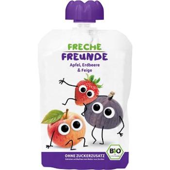 Freche Freunde BIO Kapsička Jablko, jahoda a figa 100 g (4260249144071)