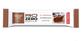 Nutrend NUTR Prozero proteínová tyčinka čokoláda s orieškami 65 g