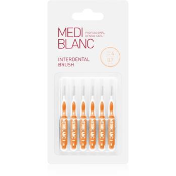 MEDIBLANC Interdental Pick-brush medzizubná kefka 6 ks 0,7 mm Yellow 6 ks