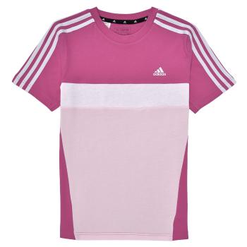 adidas  J 3S TIB T  Tričká s krátkym rukávom Ružová