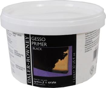 Daler Rowney Acrylic Gesso Štruktúrovacia pasta 1 L Black