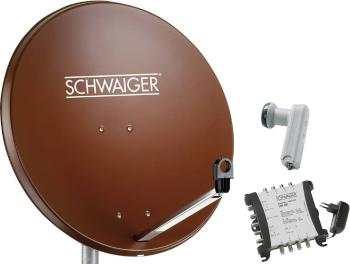 Schwaiger SPI9962SET6 satelit bez prijímača Počet účastníkov: 8 80 cm