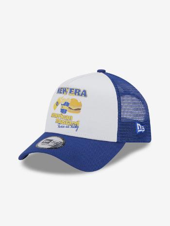 New Era Food Burger Blue A-Frame Trucker Šiltovka Biela