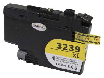 BROTHER LC-3239-XL - kompatibilná cartridge, žltá, 5000 strán
