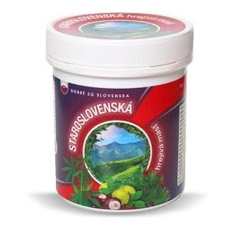 Dobré zo Slovenska STAROSLOVENSKÁ hrejivá masť masážny prípravok 250 ml
