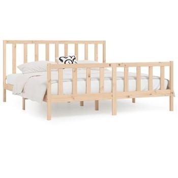 Rám postele masívne drevo 200 × 200 cm, 3106853