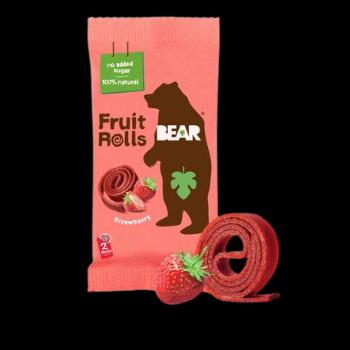 Bear Jahodové ovocné rolky 20 g