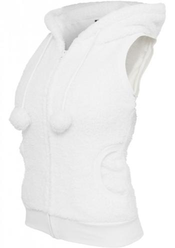 Urban Classics Ladies Teddy Vest white - M