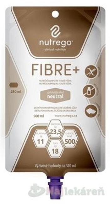 Nutrego FIBRE+ s príchuťou neutral tekutá výživa, sondová 12x500ml