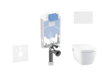 IDEAL STANDARD - ProSys Set predstenovej inštalácie, sprchovacej toalety a sedadla TECEone, tlačidla Oleas M1, Rimless, SoftClose, biela ProSys80M SP130