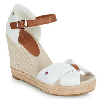 Tommy Hilfiger  BASIC OPEN TOE HIGH WEDGE  Espadrilky Biela