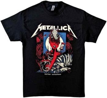 Metallica Tričko Enter Sandman Poster Black 2XL