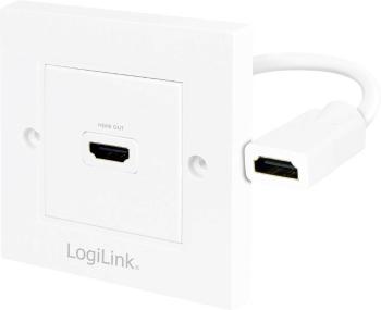 LogiLink AH0014 HDMI adaptér [1x HDMI zásuvka - 1x HDMI zásuvka] biela