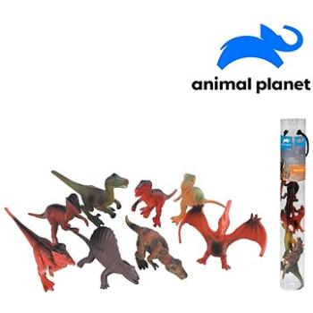 Zvieratká v tube – dinosaury, 7 – 11 cm, mobilná aplikácia na zobrazenie zvieratiek, 8 ks (8590756075534)