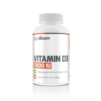 Gymbeam vitamin d3 1000 iu bez prichute 60cps