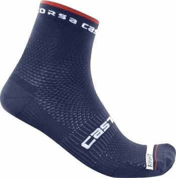 Castelli Rosso Corsa Pro 9 Sock Belgian Blue 2XL