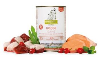 ISEGRIM dog Adult Goose with Sweet Potato, Rose Hip & Wild Herbs bal. 6 x 400 g konzerva