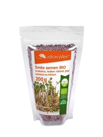 Zmes semien na klíčenie - brokolica, reďkovka, ďatelina BIO ZDRAVÝ DEN 200 g