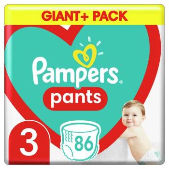 PAMPERS Pants Nohavičky plienkové jednorazové 3 (6-11 kg) 86 ks - GIANT+ PACK