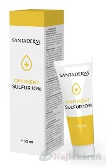 Santaderm OINTMENT SULFUR 10% masť s obsahom síry 30 ml