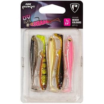 FOX Rage Slick Shad 9 cm UV Mixed Colours 5 ks (5056212116256)