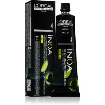 L’Oréal Professionnel Inoa permanentná farba na vlasy bez amoniaku odtieň 4 60 ml