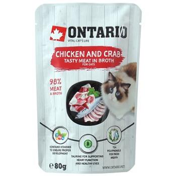 Ontario kapsička Chicken and Crab in Broth 80 g (8595091798759)
