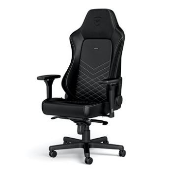 Noblechairs HERO, čierna/platinovo biela (NBL-HRO-PU-BPW)